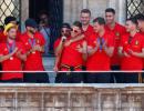 PHOTOS: Heroes welcome for Belgium on World Cup return