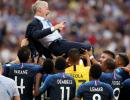 France coach and players react to World Cup victory