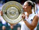 Kerber stuns Serena to win her first Wimbledon crown