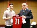 German soccer star Ozil defends photo with Erdogan