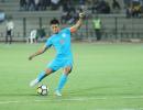 I don't celebrate outrageously, says Chhetri after third 'trick'