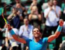 French Open PIX: Nadal overcomes hiccup, to face Del Potro in semis