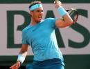 Nadal not worried about chasing Federer's slam record