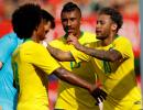 WC warm-up: Neymar goal caps impressive Brazil win over feisty Austria