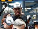 Former NBA star Rodman arrives in Singapore for Trump-Kim summit