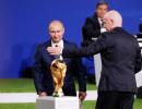 Day before WC, Putin thanks FIFA for keeping politics out of sport