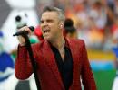 Was Robbie Williams' gesture at World Cup rude?