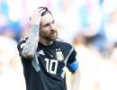 Messi misses penalty as Argentina held by Iceland