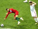 Spain's Pique accuses Ronaldo of diving after thrilling draw