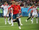 WC PIX: Spain snatch late draw with Morocco to top group