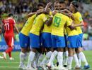 WC PIX: Brazil outclass Serbia to set up Mexico clash