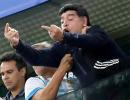 Maradona hospitalised after watching intense Argentina victory