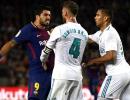 PHOTOS: Real's Bale denies 10-man Barca win in feisty Clasico