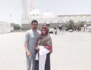 Parents-to-be Shoaib-Sania at Medina pilgrimage