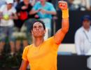 Rampant Nadal beats Djokovic, meets Zverev in Rome final