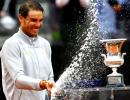 Nadal wins Italian Open crown; Svitolina defends title