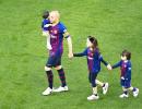 Watch: Barca captain Iniesta's goodbye to boyhood club, fans