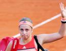 Flustered Champion Ostapenko falls at first French Open hurdle