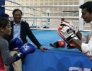 WATCH: Mary Kom trades punches with Sports minister Rathore