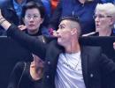 Ronaldo becomes ball kid at ATP Finals