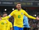 Football Friendlies: Brazil edge Uruguay after disputed penalty