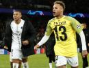 Champions League PIX: Neymar on target; Messi magic seals Barca win