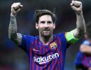 PHOTOS: Maestro Messi fires Barcelona to win at Spurs