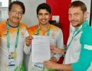 He is just 16 and donated gold-clinching pistol to IOC Museum