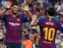 Messi and Suarez show no mercy as Barca humiliate Huesca