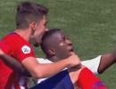 La Liga: Real's Vinicius bitten by Atletico player in reserve derby