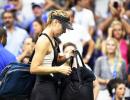 Sharapova dumped out of US Open by birthday girl Suarez Navarro