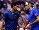 Laver Cup: Europe leads despite shock defeat for Federer-Djoko