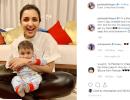 Parineeti turns babysitter for Sania's son Izhaan