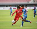 Indian women's football team out of Olympic qualifiers