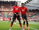 EPL PHOTOS: Pogba penalties rescue Manchester Utd