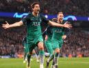 CL PIX: Spurs stun City; Liverpool see off Porto