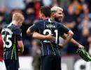 EPL PIX: City get nervy win at Burnley; Arsenal lose