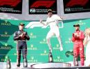 Hamilton wins in Hungary after hunting down Verstappen