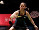 Saina bows out of Badminton Worlds