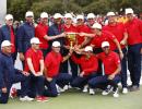 PIX: Tiger leads from front as US win Presidents Cup