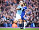 EPL PHOTOS: Aguero equals Shearer record as City thrash Chelsea