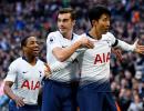 EPL PIX: Tottenham stay in title hunt with win over Leicester