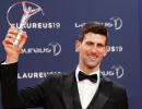 Laureus awards: Top honours for Djokovic, gymnast Biles