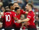 EPL PHOTOS: Man United make it six in a row with Spurs win