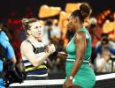 Aus Open: Serena heaps praise on Halep after booking quarters spot