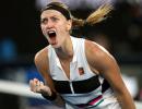 PIX: Kvitova crashes Barty party; Collins rallies past Pavlyuchenkova