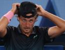 Pouille's best-laid plan goes awry against Djokovic