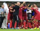 Qatar reach Asian Cup final despite sandal-throwing UAE fans