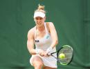 Riske rewarded as she downs Barty in Wimbledon battle