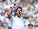 Djokovic holds off Agut to enter Wimbledon final